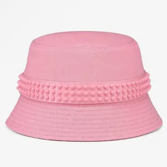 Christian Louboutin Pink Spiked bucket hat(nwt) - Picture 2 of 7